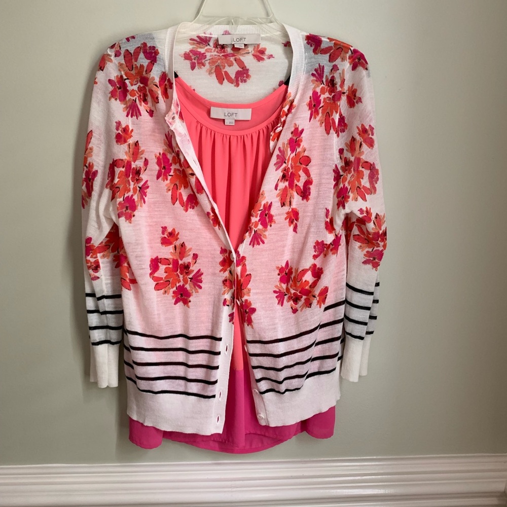 Ann Taylor loft spring Cardigan - Picture 3 of 4